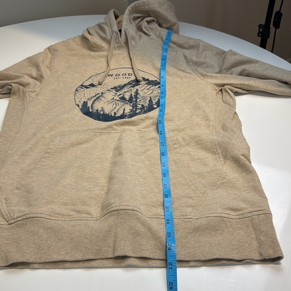 Woods Adventure Hoodie Beige Size Large - Picture 6 of 7